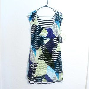 NWT Sangria reversible 2 in 1 dress